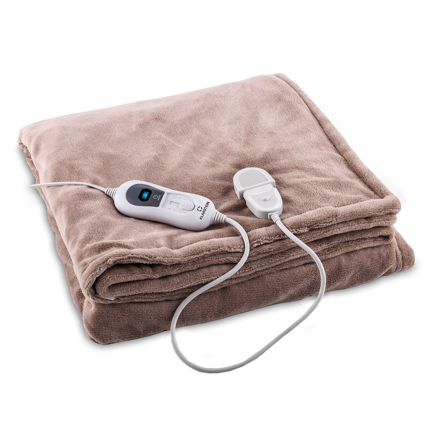 Solid color flannel electric blanket