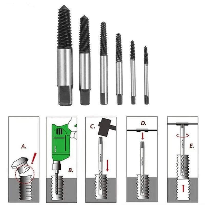 Samonda Schraubenausdreher 6er Set | Screw extractor